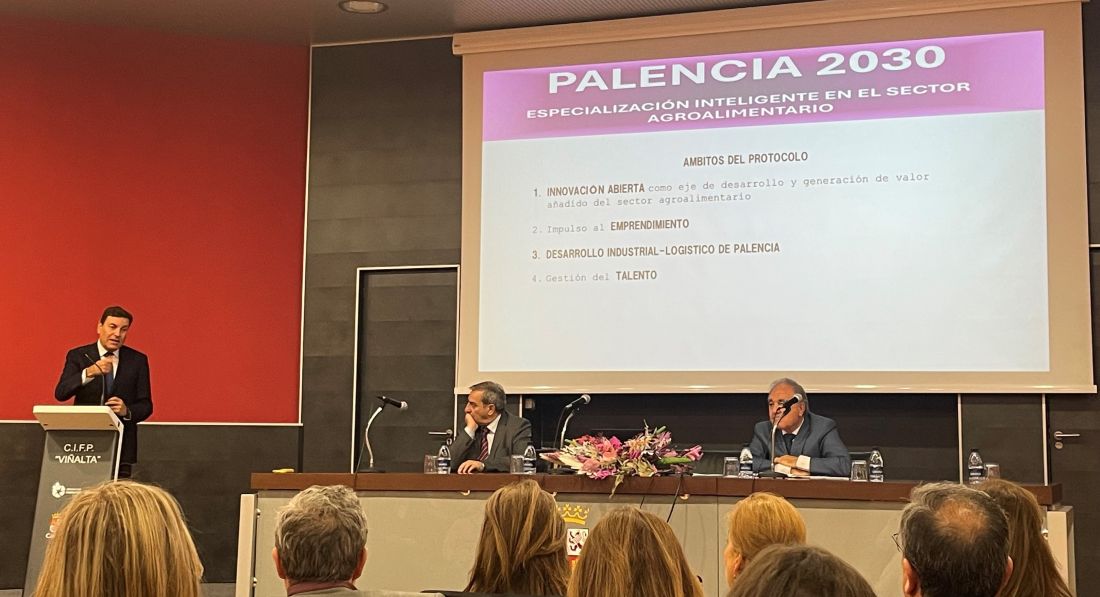 Asistencia Jornada "Palencia 2030, especialización inteligente en el sector agroalimentario"