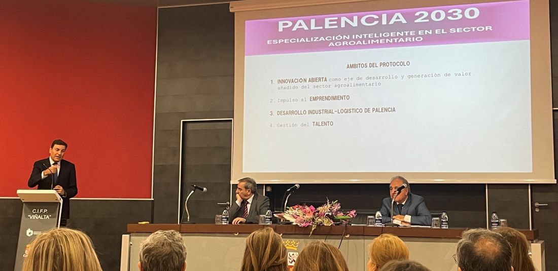 Asistencia Jornada "Palencia 2030, especialización inteligente en el sector agroalimentario"